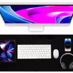 IPEA Tappetino Gaming Esteso in Ecopelle Premium Antimacchia e Idrorepellente