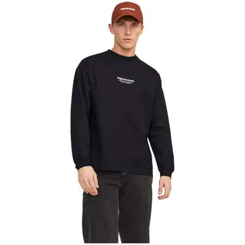 Jack & Jones Jorvesterbro Tee LS Maglietta a Maniche Lunghe