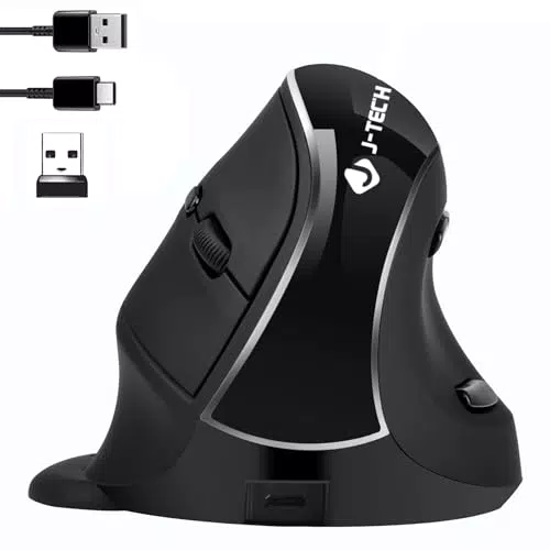 JTD Mouse Verticale Ergonomico Wireless Ricaricabile Bluetooth 4.0 V638
