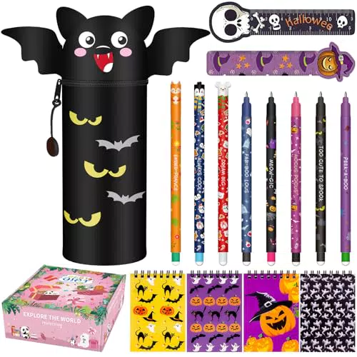 Kawaii Astuccio Scuola 2 in 1 in Silicone Morbido - Gel Cancellabile 0,7 mm