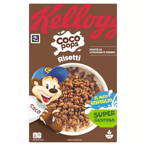 Kellogg's Coco Pops - Riso Soffiato al Cioccolato Delizioso