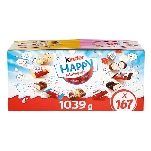 Kinder Happy Moments: Cioccolatini assortiti ideali per feste e compleanni
