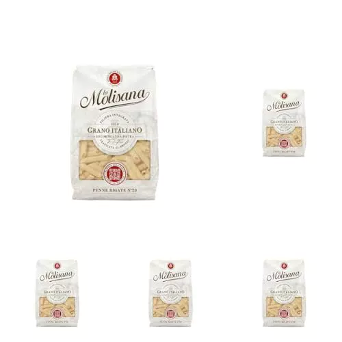 La Molisana Penne Rigate n. 20 - Pasta Italiana Trafilata al Bronzo