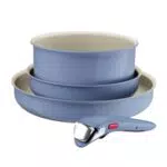 Lagostina Ingenio Pastel - Set di Padelle Antiaderenti Compatibili Induzione e Forno