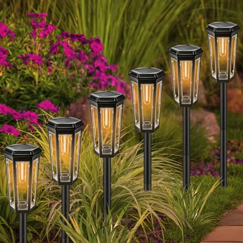 Lampade solari da esterno impermeabili per giardino, balcone, terrazza e cortile