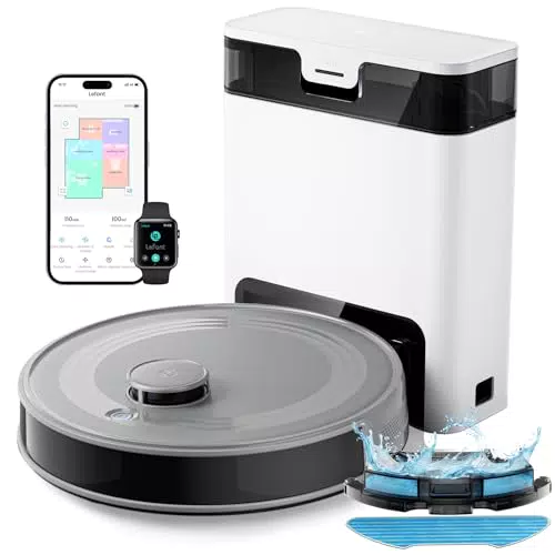LEFANT M2 Pro Robot Aspirapolvere e Lavapavimenti con Navigazione Laser e WiFi