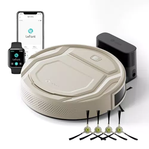 LEFANT M210P Robot Aspirapolvere Wi-Fi con 2200Pa, 120 Minuti di Autonomia