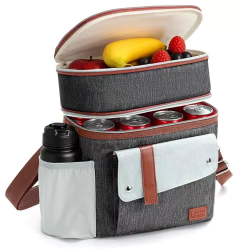Lekespring Borsa Termica Porta Pranzo Isotermica per Ufficio e Viaggio