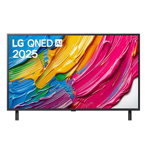 LG QNED80A6A Smart TV 4K AI, 43", Processore α7 Gen8, Gaming VRR, webOS 2025