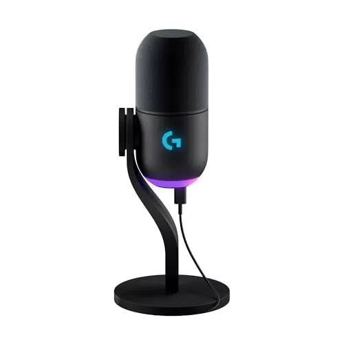 Logitech G Yeti GX microfono USB dinamico RGB per gaming e streaming PC/Mac