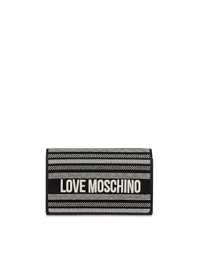 Love Moschino Borsa Canvas PU Nero