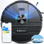 Lubluelu Robot Aspirapolvere Lavapavimenti Mappato 4500Pa 3 in 1 per Peli Animali