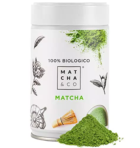 Matcha & CO - Tè matcha originale biologico giapponese, grado cerimoniale, polvere naturale