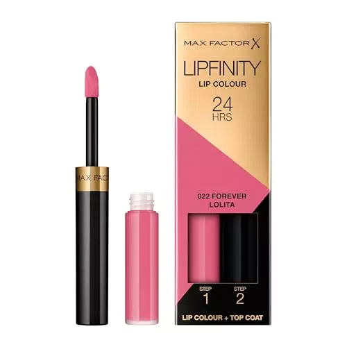 Max Factor Lipfinity Rossetto a Lunga Durata 2 in 1 con Finish Lucido