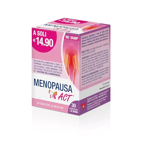 Menopausa Act - Integratore per il Benessere in Menopausa