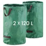 Moowy Sacchetti per Rifiuti da Giardino Riutilizzabili in Plastica Resistente