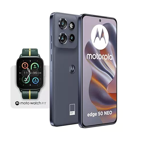 Motorola Edge 50 Neo con Fotocamera Sony e Moto Watch Fit AI