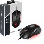 MSI Clutch GM08 - Mouse Gaming USB con Sensore Ottico PAW 3519 e Pesi Modificabili