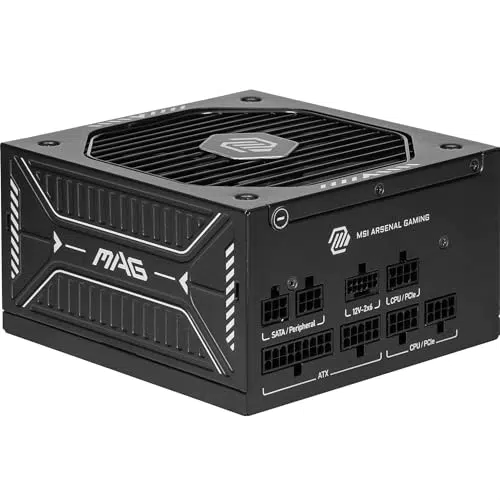 MSI MAG A750GLS Alimentatore ATX 750W 80 PLUS Gold, Supporto GPU PCIe 5.1