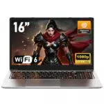 Naiklulu 16 Gaming Laptop R7 5825U, 32GB RAM, 1TB SSD, Tastiera Retroilluminata