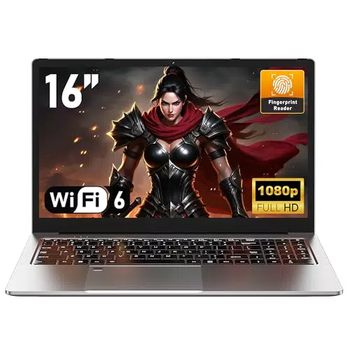 Naiklulu 16" Gaming Laptop R7 5825U, 32GB RAM, 1TB SSD, Tastiera Retroilluminata