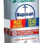Napisan Salviette Disinfettanti Total Protection Biodegradabili e Compostabili