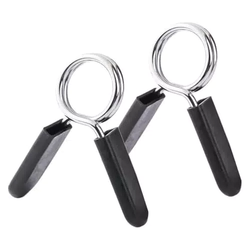 NHPY Morsetti per Bilanciere con Chiusura a Molla in ABS, 25MM per Allenamento Forza