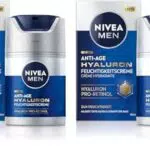 NIVEA MEN Crema idratante anti-età con acido ialuronico e SPF 15, 24h di idratazione
