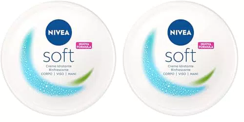 NIVEA Soft Crema Multiuso 1 x 300 ml, Crema Idratante e Rinfrescante