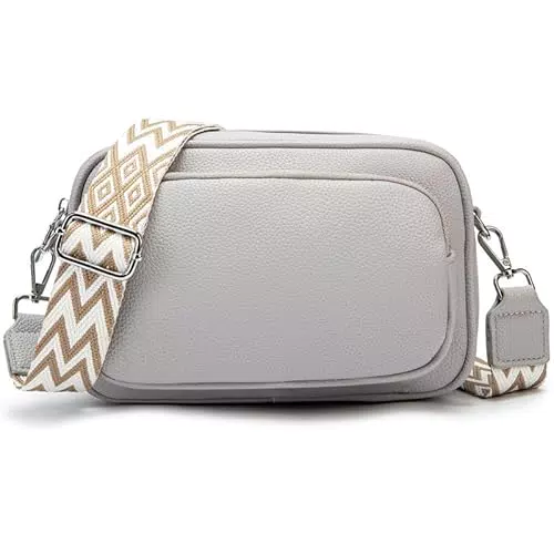 NIYUTA Borse a Tracolla Uomo - Borse a Spalla con Tasche Multiple e Tracolla Regolabile