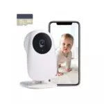 Nooie Baby Monitor 2K con Micro SD, Visione Notturna e Rilevazione Movimento