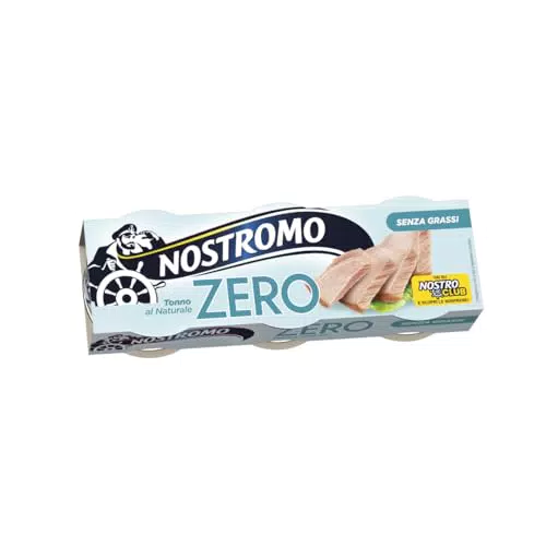 Nostromo - Tonno al naturale, 3 lattine da 65 gr. Zero grassi