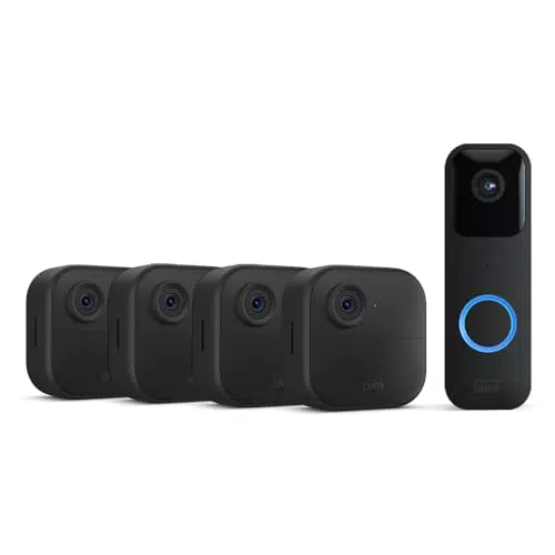 Blink Videocamera Outdoor 4 con Sync Module Core e Video Doorbell