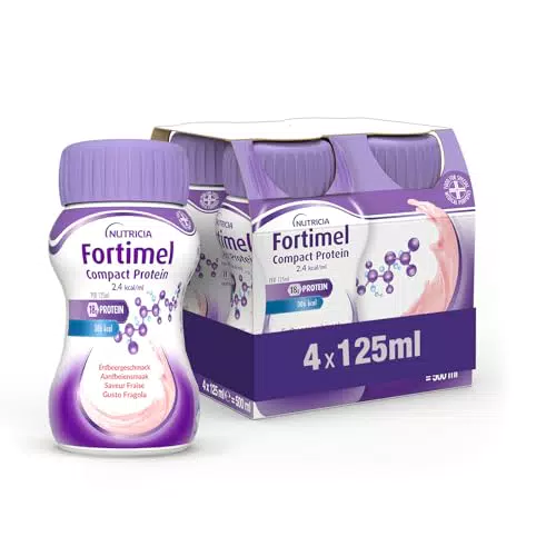 Nutricia Fortimel Compact Protein - Supplemento Ipercalorico Iperproteico Gusto Fragola