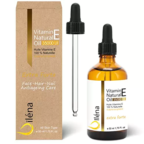 Olio di Vitamina E 100% Naturale - Trattamento Viso Antietà e Idratante Manile