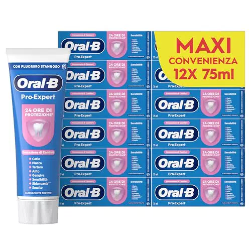 Oral-B Dentifricio Pro-Expert per Denti Sensibili, Sapore Eucalipto e Menta