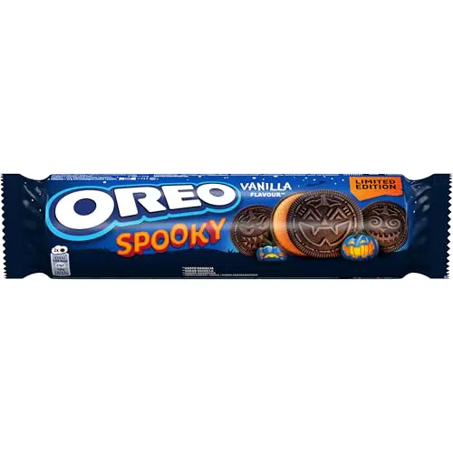 Oreo Biscotti al Cacao con Crema al Gusto Vaniglia - Edizione Speciale Halloween