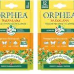 Orphea Salvalana - Foglietti Profumati per Cassetti e Armadi alla Sandalo e Bergamotto