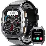 Oukitel Smartwatch Uomo Impermeabile con Chiamate Bluetooth e Modalità Sportive