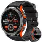 OUKITEL Smartwatch Uomo - Orologio Militare con Chiamate Vocali e Fitness Tracker