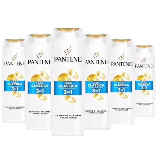 Pantene Pro-V Shampoo 3 in 1 per Capelli Normali e Misti con Active Nutri-Plex