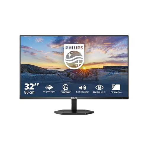 Philips 32E1N3100LA - Monitor Full HD 32" con altoparlante integrato e inclinazione