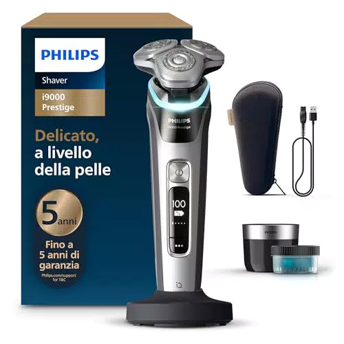 Philips Rasoio Elettrico i9000 Prestige XP9205/30 con Tecnologia Skin IQ