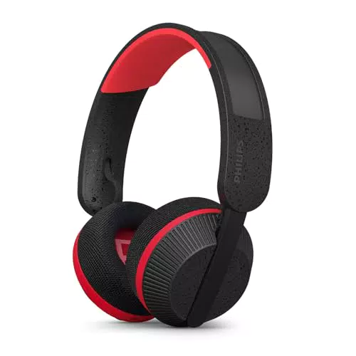 Philips TAA6219BK Cuffie Bluetooth Sportive ad Energia Solare con 80 Ore di Autonomia