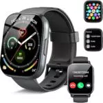 Poounur Smartwatch 1.95 con Chiamate, Fitness Tracker e Cardiofrequenzimetro