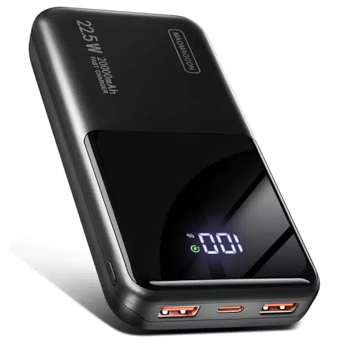 Power Bank 20000mAh con Ricarica Rapida PD3.0 e QC4.0 - Caricatore Portatile 3 Uscite