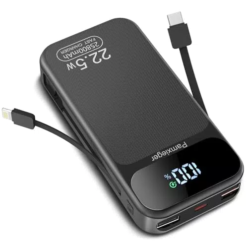 Power Bank 25800 mAh Carica Rapida 22.5W con PD3.0 QC4.0 Batteria Esterna per iPhone 17 16 15 14 13 Pro Max e Android