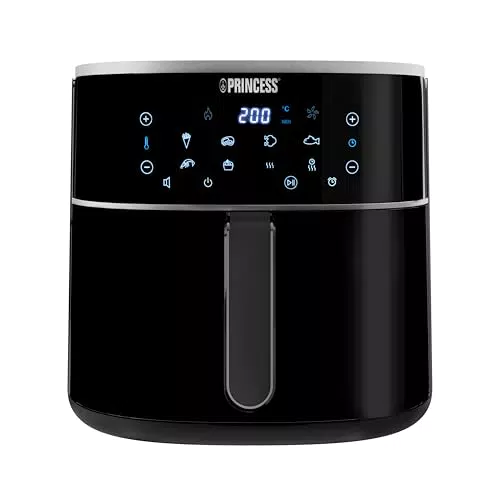 Princess Friggitrice ad Aria Digitale 8L con 6 Programmi e Display Touch 182254