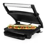 Princess Piastra Panini Grill 112415 2000W, coperchio galleggiante, acciaio inox