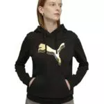 PUMA Ess Metallic Hoodie FL - Felpa con Cappuccio Unisex per Adulto